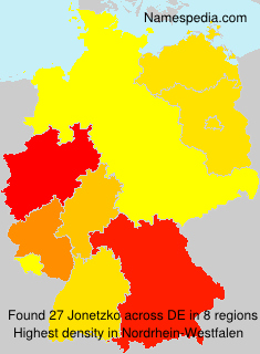 Surname Jonetzko in Germany Surname Jonetzko in Germany