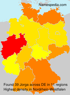 Surname Jorga in Germany Surname Jorga in Germany