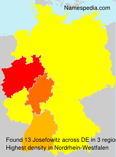 Surname Josefowitz in Germany Surname Josefowitz in Germany