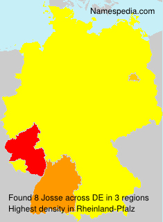 Surname Josse in Germany Surname Josse in Germany