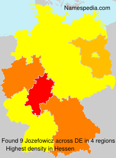 Surname Jozefowicz in Germany Surname Jozefowicz in Germany