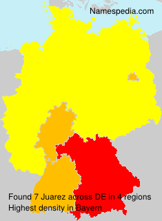 Surname Juarez in Germany Surname Juarez in Germany