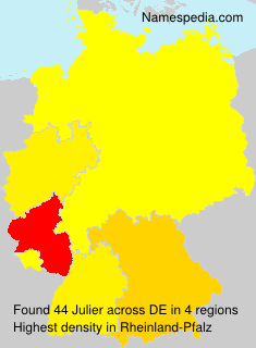 Surname Julier in Germany Surname Julier in Germany
