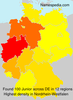 Surname Junior in Germany Surname Junior in Germany
