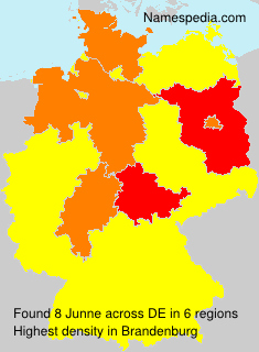 Surname Junne in Germany Surname Junne in Germany
