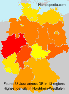 Surname Jura in Germany Surname Jura in Germany