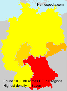 Surname Justh in Germany Surname Justh in Germany