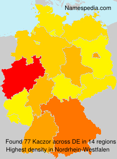 Surname Kaczor in Germany Surname Kaczor in Germany