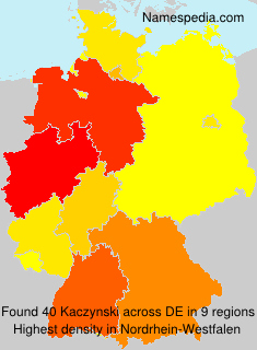 Surname Kaczynski in Germany Surname Kaczynski in Germany