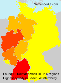 Surname Kalafat in Germany Surname Kalafat in Germany