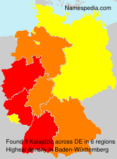 Surname Kalajdzic in Germany Surname Kalajdzic in Germany