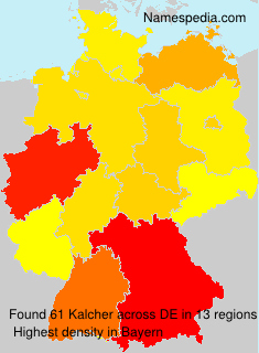 Surname Kalcher in Germany Surname Kalcher in Germany
