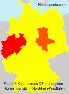 Surname Kalda in Germany Surname Kalda in Germany