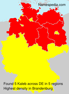 Surname Kaleb in Germany Surname Kaleb in Germany