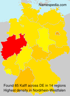 Surname Kalff in Germany Surname Kalff in Germany