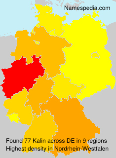 Surname Kalin in Germany Surname Kalin in Germany