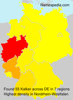 Surname Kalker in Germany Surname Kalker in Germany
