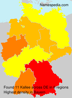 Surname Kallee in Germany Surname Kallee in Germany