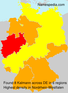 Surname Kalmann in Germany Surname Kalmann in Germany