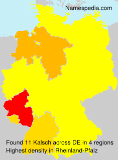 Surname Kalsch in Germany Surname Kalsch in Germany