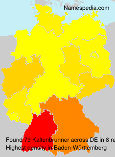 Surname Kaltenbrunner in Germany Surname Kaltenbrunner in Germany