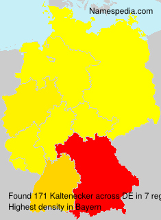 Surname Kaltenecker in Germany Surname Kaltenecker in Germany