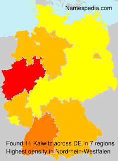 Surname Kalwitz in Germany Surname Kalwitz in Germany