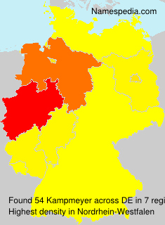 Surname Kampmeyer in Germany Surname Kampmeyer in Germany