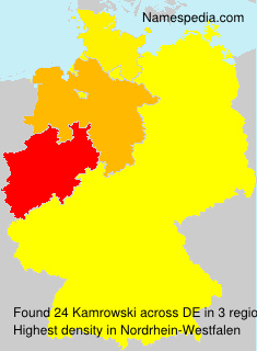 Surname Kamrowski in Germany Surname Kamrowski in Germany