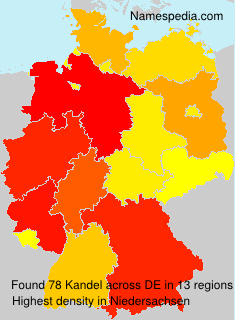 Surname Kandel in Germany Surname Kandel in Germany