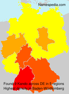 Surname Kando in Germany Surname Kando in Germany