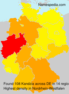 Surname Kandzia in Germany Surname Kandzia in Germany