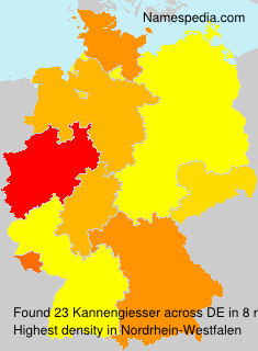 Surname Kannengiesser in Germany Surname Kannengiesser in Germany