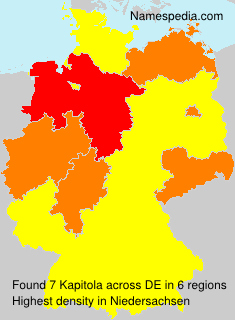 Surname Kapitola in Germany Surname Kapitola in Germany