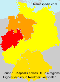 Surname Kapsalis in Germany Surname Kapsalis in Germany