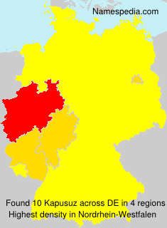 Surname Kapusuz in Germany Surname Kapusuz in Germany