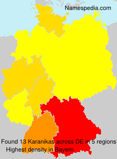 Surname Karanikas in Germany Surname Karanikas in Germany