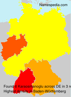 Surname Karaosmanoglu in Germany Surname Karaosmanoglu in Germany