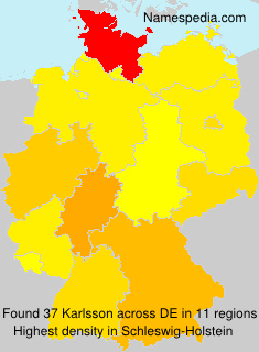 Surname Karlsson in Germany Surname Karlsson in Germany