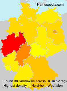 Surname Karnowski in Germany Surname Karnowski in Germany