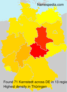 Surname Karnstedt in Germany Surname Karnstedt in Germany