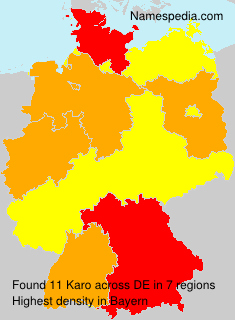 Surname Karo in Germany Surname Karo in Germany