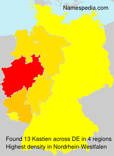 Surname Kastien in Germany Surname Kastien in Germany