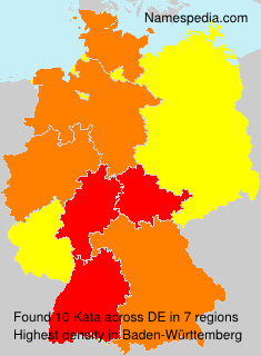 Surname Kata in Germany Surname Kata in Germany