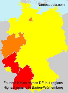Surname Katica in Germany Surname Katica in Germany