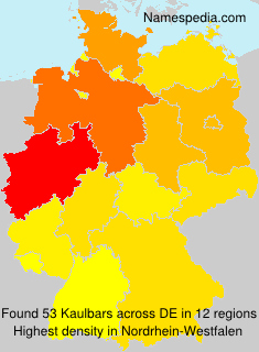 Surname Kaulbars in Germany Surname Kaulbars in Germany