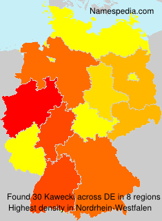 Surname Kawecki in Germany Surname Kawecki in Germany