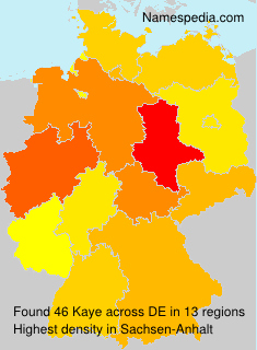 Surname Kaye in Germany Surname Kaye in Germany