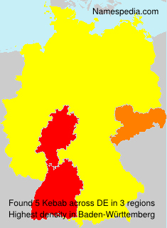 Surname Kebab in Germany Surname Kebab in Germany