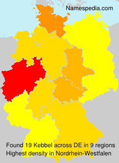 Surname Kebbel in Germany Surname Kebbel in Germany